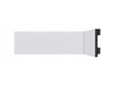 Ver imagem 1 de Rodape de Poliestireno 7cm Branco B75 Massa Escura Liso - Santa Luzia