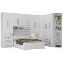 Ver imagem 1 de Dormitório Queen Size sem Cama 1222s Branco
