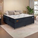 Ver imagem 3 de Colchão Trento King 193cm x 30cm Molejo Miracoil Premium Arte Cúbica Cinza/Grafitte