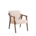 Ver imagem 6 de Kit 2 Poltronas Decorativas Madeira Maciça Tecido Algodão Flávia