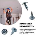 Ver imagem 6 de Parafuso Drywall Flangeado Ponta de Agulha 4.2x13 1200 Unid.