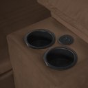 Ver imagem 7 de Sofá Retrátil Tesla 3,10m Usb e Porta Copo Suede