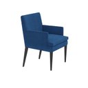 Ver imagem 3 de Kit 4 Cadeiras Germany + 2 Germany Retro Suede Azul Royal Dominic Decor