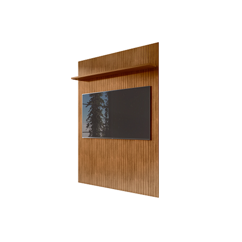 Painel Siena Frisado 1.60 Cedro - Casa D Móveis