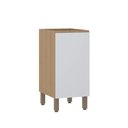 Ver imagem 1 de Balcão Modulado 40cm (sem Tampo) 1 Porta Slim Luciane