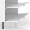 Ver imagem 5 de Armário de Cozinha CP01 com Pia 100cm Pérola Z34 Branco - Mpozenato