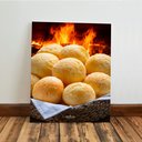Ver imagem 4 de Kit 3 Quadro Decorativo Salgados Lanchonete Panificadora Moderno 40x28cm
