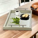 Ver imagem 5 de Bandeja Decorativa Espelhada Cantinho Café Bar Escritório Sala Estar Bebidas Espelho Recepção Servir