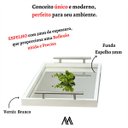 Ver imagem 7 de Bandeja Decorativa Espelhada Cantinho Café Bar Escritório Sala Estar Bebidas Espelho Recepção Servir