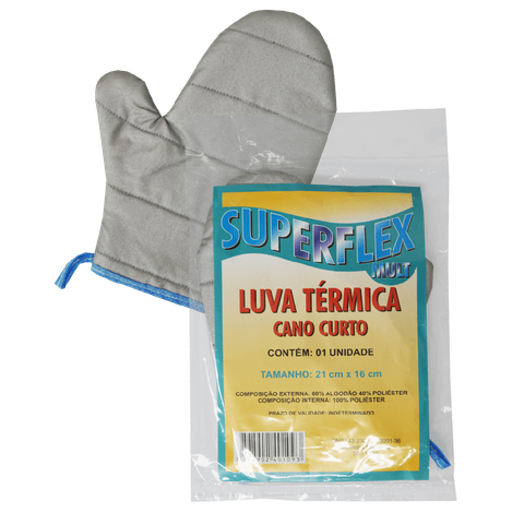 Luva Térmica Superflex Cano Curto - 18cm X 23cm