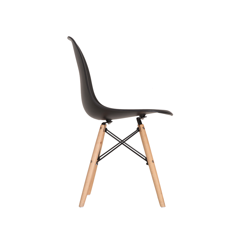 Conjunto com 4 Cadeiras de jantar Eames Ajl Design Moderno - 5