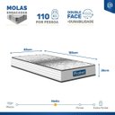 Ver imagem 5 de Cama Box com Colchão de Molas Ensacadas Double Face Essence Probel Solteiro 88cm