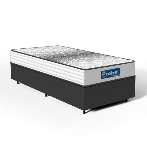 Cama Box com Colchão de Molas Ensacadas Double Face Essence Probel Solteiro 88cm