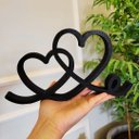 Ver imagem 4 de Estatueta Coração Romance 26cm - Decoração Casal Quarto Sala