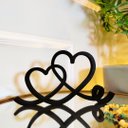 Ver imagem 5 de Estatueta Coração Romance 26cm - Decoração Casal Quarto Sala