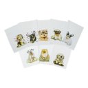 Ver imagem 1 de Kit 8 Pano de Prato Estampado Búzios Pet - 60cm X 40cm