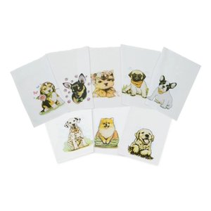 Kit 8 Pano de Prato Estampado Búzios Pet - 60cm X 40cm