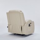 Ver mais imagens de Poltrona do Papai Elétrica Reclinável Austin com Massagem Aquecimento Entrada Usb/usb-c Pu Bege G94