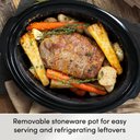 Ver imagem 7 de Elite Gourmet Mst-900d Slow Cooker Digital 8,5l Inox