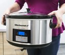 Ver imagem 2 de Elite Gourmet Mst-900d Slow Cooker Digital 8,5l Inox