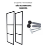Prateleira 1m Estilo Industrial Suspensa Teto Cozinha Livros - 2