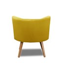 Ver imagem 6 de Poltrona Para Sala Decorativa Isa Suede Amarelo Adonai Estofados