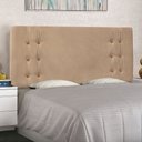 Ver imagem 2 de Cabeceira Queen 1,60m Genova Suede - Pallazio - Bege