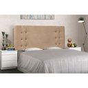 Ver imagem 3 de Cabeceira Queen 1,60m Genova Suede - Pallazio - Bege