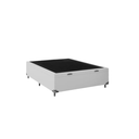 Ver imagem 3 de Cama Box Baú Casal Conforto Sintético Branco + Colchão Casal Conforto Espuma D33 20x138x188