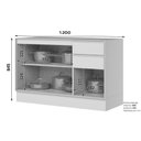 Ver imagem 3 de Balcão Cozinha Henn Fineze 3 Portas 2 Gavetas Areia