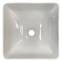 Ver imagem 3 de Cuba Pia de Apoio Quadrada Buzios Sobrepor 32,5cm Pq. Defeitos