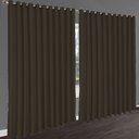 Ver imagem 1 de cortina quarto Janela 2,70 x 1,60 apartamento Turin marrom