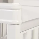 Ver imagem 6 de Berço Encanto com Rodinha | Americano 2 em 1 | Branco:com/laca
