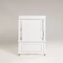 Ver imagem 2 de Berço Encanto com Rodinha | Americano 2 em 1 | Branco:com/laca