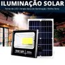 Refletor Led Holofote 300w Placa Solar Ip66 Solar Light - 2