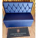 Ver imagem 4 de Poltrona Sofa Booth 1,10 Capitone a Mão Azul Marinho Sku_237