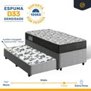 Ver imagem 6 de Cama Box com Colchão de Espuma D33 Ortobom ISO 100 + Auxiliar de Espuma Unique Solteiro 88cm