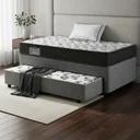 Ver imagem 1 de Cama Box com Colchão de Espuma D33 Ortobom ISO 100 + Auxiliar de Espuma Unique Solteiro 88cm