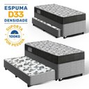 Ver imagem 3 de Cama Box com Colchão de Espuma D33 Ortobom Iso 100 + Auxiliar de Espuma Unique Solteiro 88cm