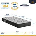 Ver imagem 6 de Cama Box com Colchão de Espuma D33 Ortobom ISO 100 + Auxiliar de Espuma Unique Solteiro 88cm