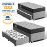 Cama Box com Colchão de Espuma D33 Ortobom Iso 100 + Auxiliar de Espuma Unique Solteiro 88cm - 2