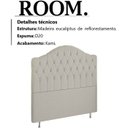 Ver imagem 3 de Cabeceira Solteiro 90 cm Room Linho SL 76 Peer