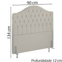 Ver imagem 4 de Cabeceira Solteiro 90 cm Room Linho SL 76 Peer