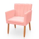 Ver imagem 1 de Poltrona Cadeira para Sala Confortável e Reforçada Carol Suede