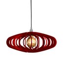 Ver imagem 1 de Luminária Teto Lustre Pendente Balcão Cozinha Sala Egito Cor:vermelho