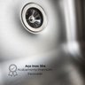 Cuba Cozinha Aço Inox Escovado N3 40x34x17cm Pia Funda 304 - 3