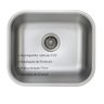Cuba Cozinha Aço Inox Escovado N3 40x34x17cm Pia Funda 304 - 5