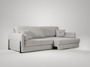 Ver imagem 1 de Sofá Orfeu 1,90m sem Caixa, Retrátil e Reclinável Linho Premium Cinza - Netsofas