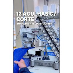 Elastiqueira / Catraca 12 Agulhas, 24 Fios,eletrônica-220v - 12