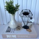 Ver imagem 4 de Decoração sala livro fake + enfeite metal + vaso garrafa
